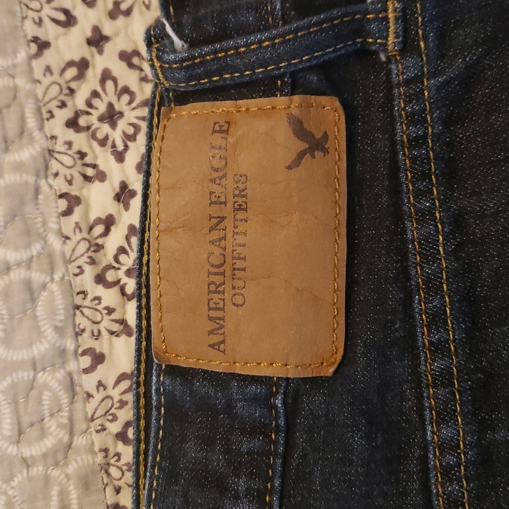 Mens Relaxed Dark Wash Jeans
